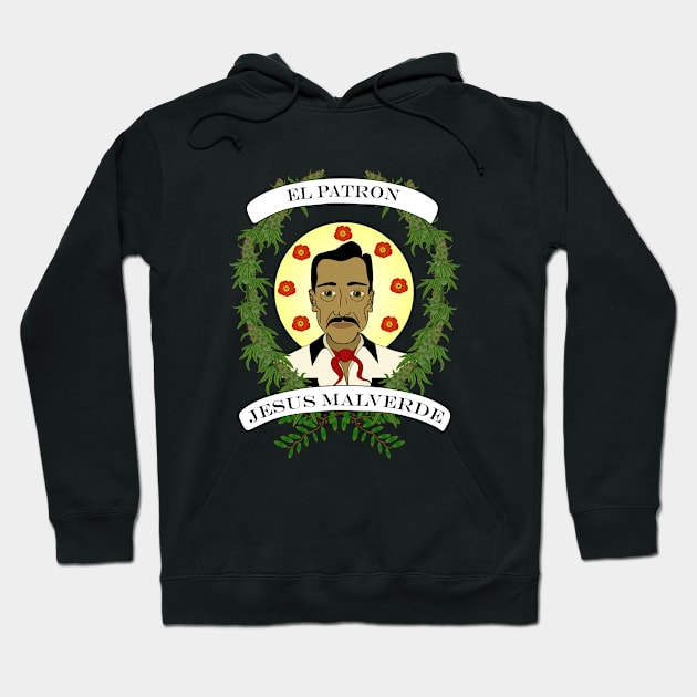 Jesus Malverde Hoodie by MadmanDesigns